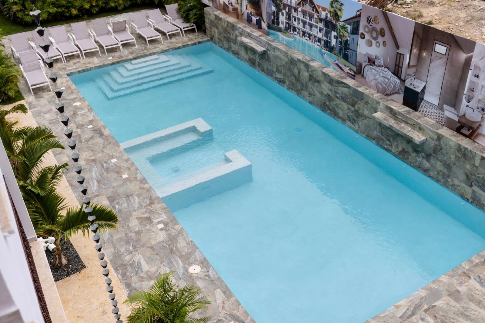 Piscina moderna de Esprit Caribbean