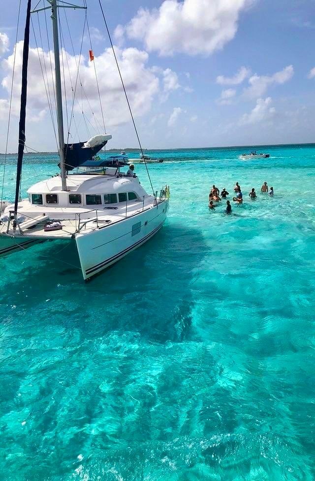 Catamarán en Isla Saona